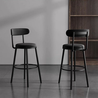 Bar Stools Velvet Upholstered Kitchen Chair Bar Stool