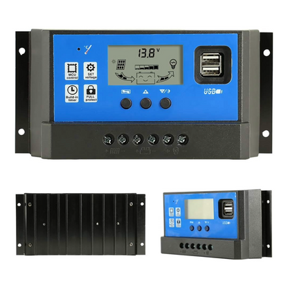 50A Solar Charge Controller USB 12V 24V