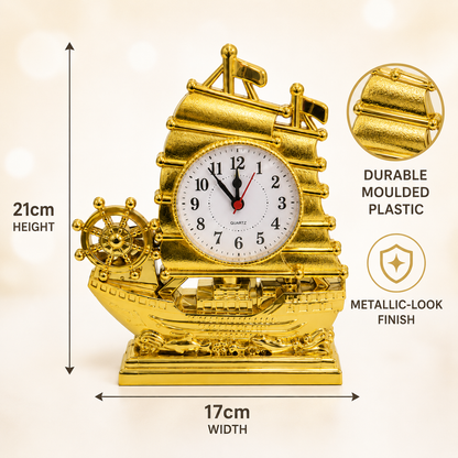 21cm Sailing Ship Alarm Clock – YY7735