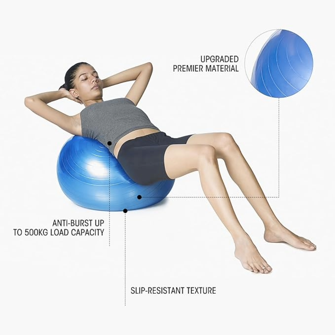Yoga Balance Ball Fitness Shaping Sitting Ball (Blue)