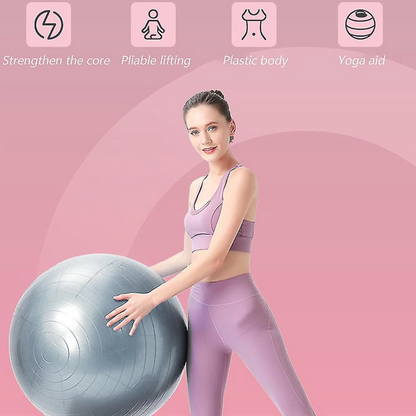 Yoga Balance Ball Fitness Shaping Sitting Ball (Grey)