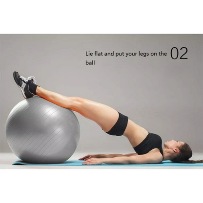 Yoga Balance Ball Fitness Shaping Sitting Ball (Grey)