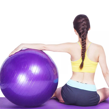 Yoga Balance Ball Fitness Shaping Sitting Ball 75cm (Purple)