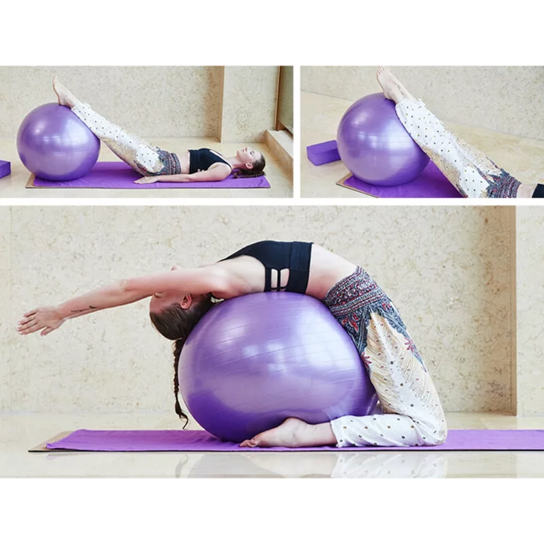 Yoga Balance Ball Fitness Shaping Sitting Ball 75cm (Purple)