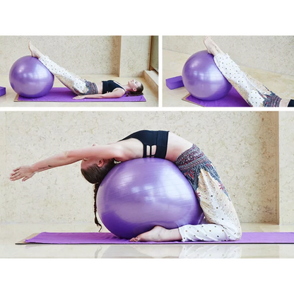 Yoga Balance Ball Fitness Shaping Sitting Ball 75cm (Purple)