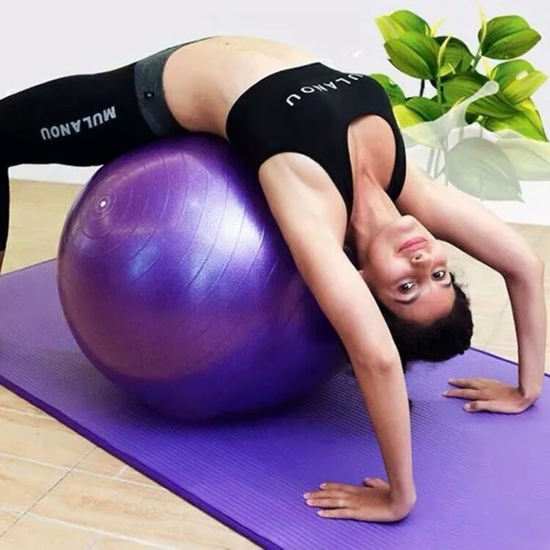 Yoga Balance Ball Fitness Shaping Sitting Ball 75cm (Purple)