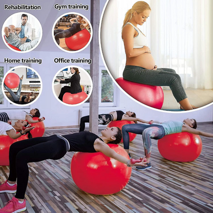 Yoga Balance Ball Gym Fitness Shaping Sitting Ball 75cm (Red)