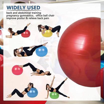 Yoga Balance Ball Fitness Shaping Sitting Ball (Red)