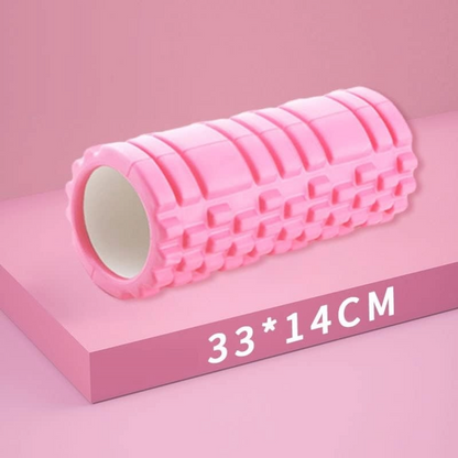 Yoga Foam Roller Physio Back Training Exercise Massage (Pink)
