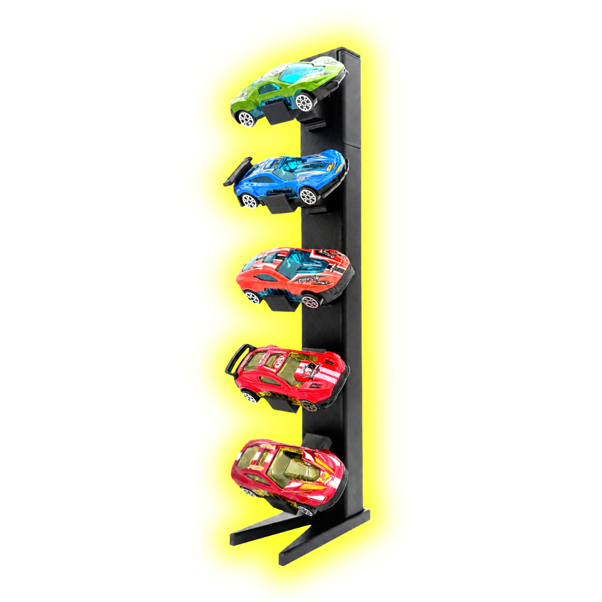 DisplayX 5-Car Stackable Display Stand Compatible with Hot Wheels® Cars