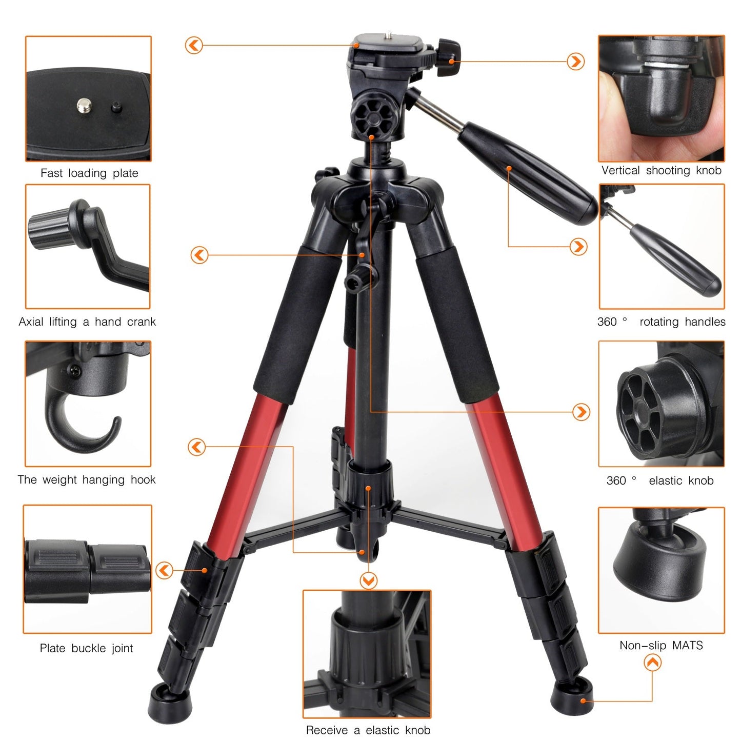 Professional Camera Tripod Monopd Stand