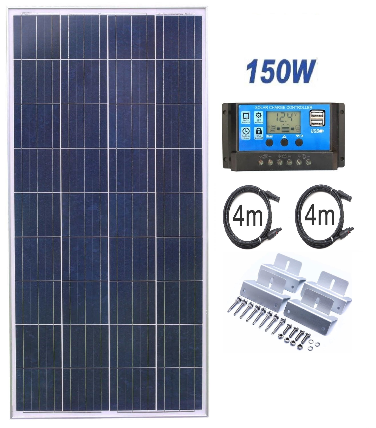 150W Solar Panel Kit