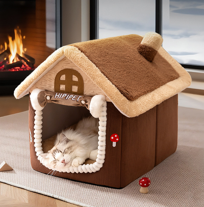 Cat House for Indoor Cats Large Washable Cat Cave