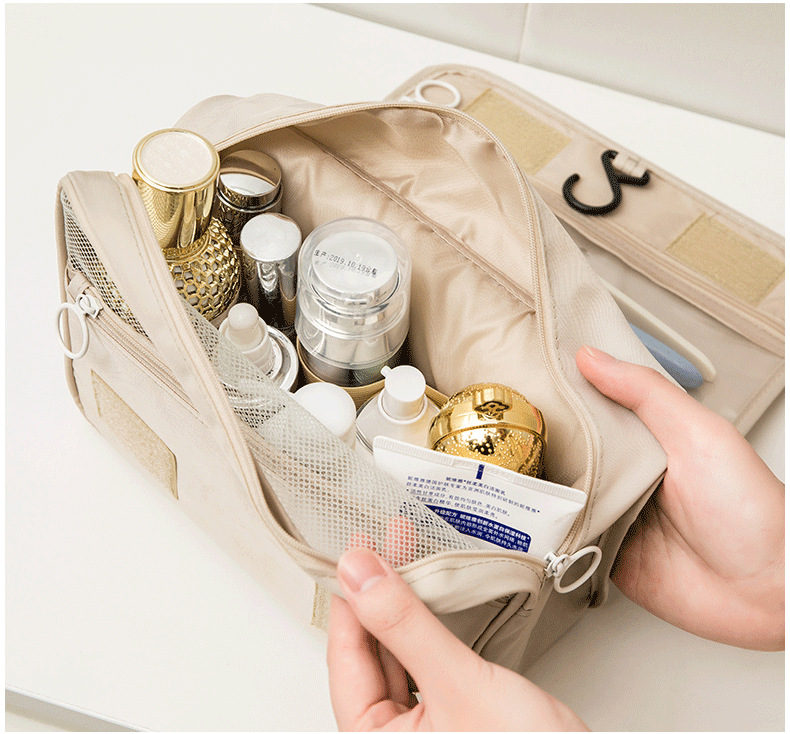 Dustproof Hanging Toiletry Bag with Waterproof Compartments ZH6013