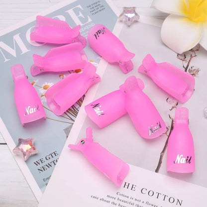 10PCS Nail Polish Remover Clip