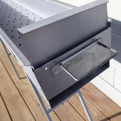 1 Meter Foldable Charcoal BBQ Stove Extra Thick and Durable Steel