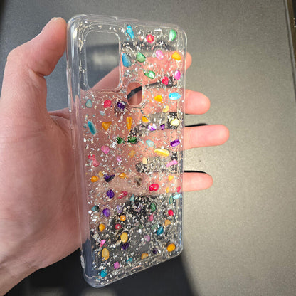 Blink Stone Back Shockproof Compatible with Samsung A21s 2020 Case
