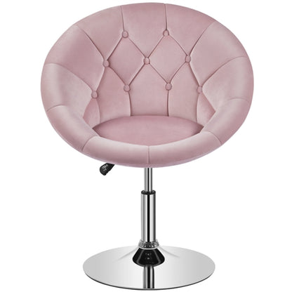 Makeup Vanity Chair Tufted Style Barrel Chair