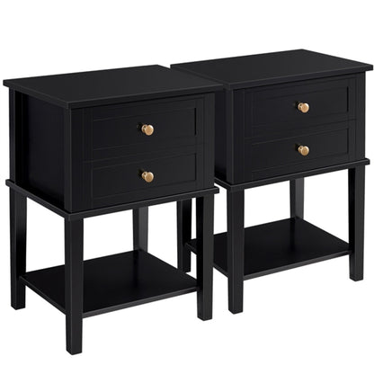 2pcs Nightstand Side Table End Table