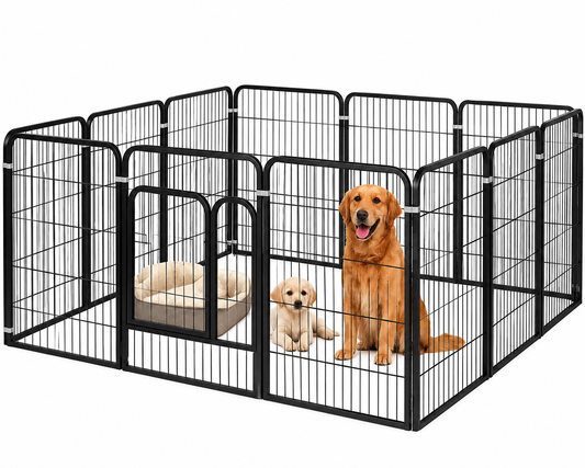 Dog Playpen Pet Playpen Fence 10 Panels
