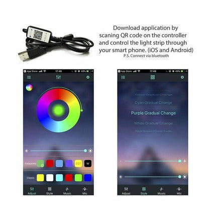 LED strip Light RGB 5M App Control
