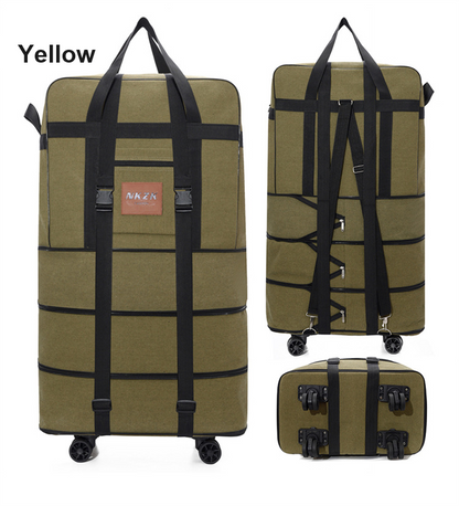 158L Expandable Luggage Bag – Foldable Rolling Travel Bag