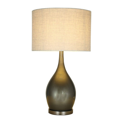 Acapulco Table Lamp - Charcoal + Cement Shade at online8 furniture store Auckland