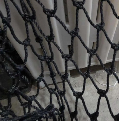 Cray Pot Mesh 120ply 3inch 20MD Black  per meter