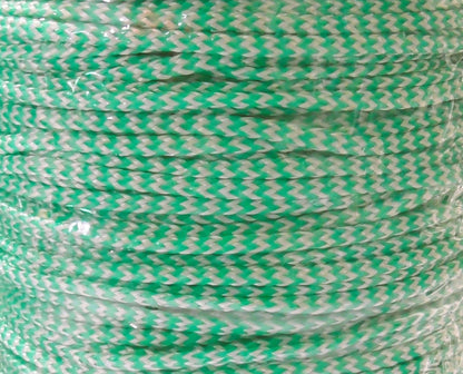 Braided Polyblend Twine White Green 3mm 4mm 5mm