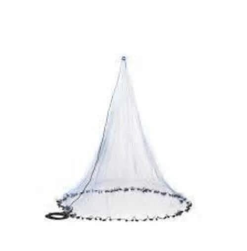 12FT Radius 1 inch White Cast Net USA Style