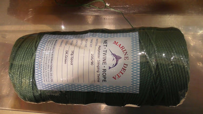 #90 x 1kg Spool Long Line Twine Dark Green 20S/90 - 1 kg