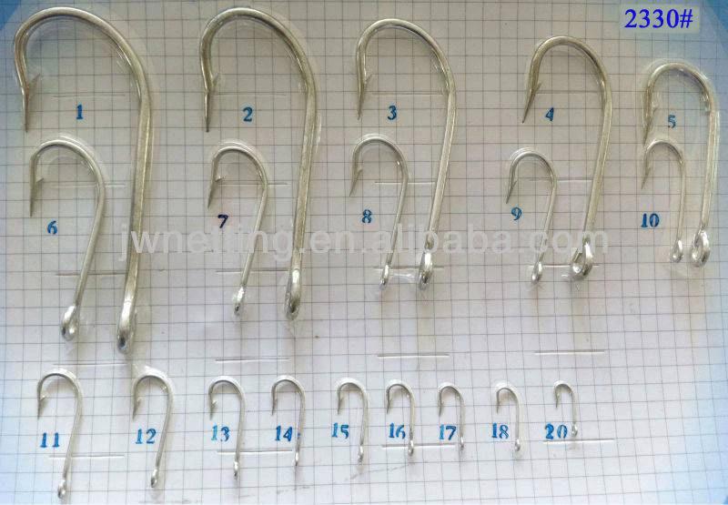 Kirby Hooks Small  # 20 to #1 Large Bulk 100pcs
