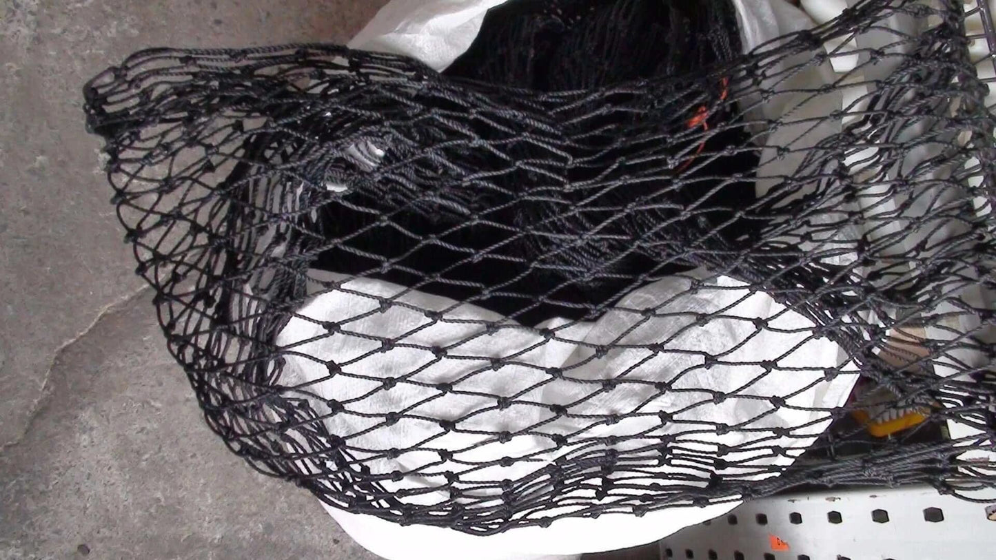 Cray Pot Mesh 60ply 3in 25MD Black Per Meter For Cray Pots Action Fishing Nets Durable Tear Resistant
