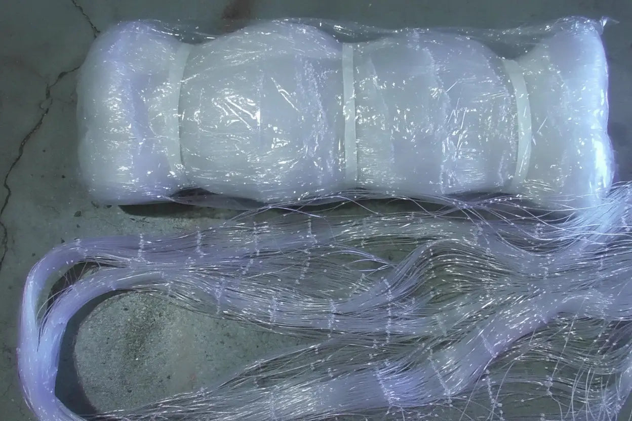 AFM5A 0.35MM Unslung 2 inch mesh 50 MD 245M length Snow white
