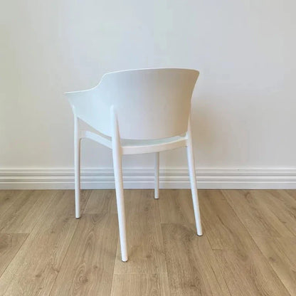 Africa Outdoor Dining Chair - White Set/4 at online8 furniture store Auckland