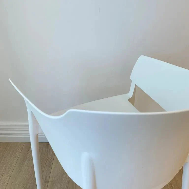 Africa Outdoor Dining Chair - White Set/4 at online8 furniture store Auckland