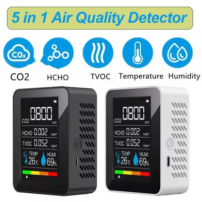 Air Quality Monitor - 5 in 1