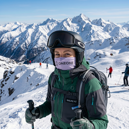 Merino Neck Warmer - Alpine Mist Gaiter