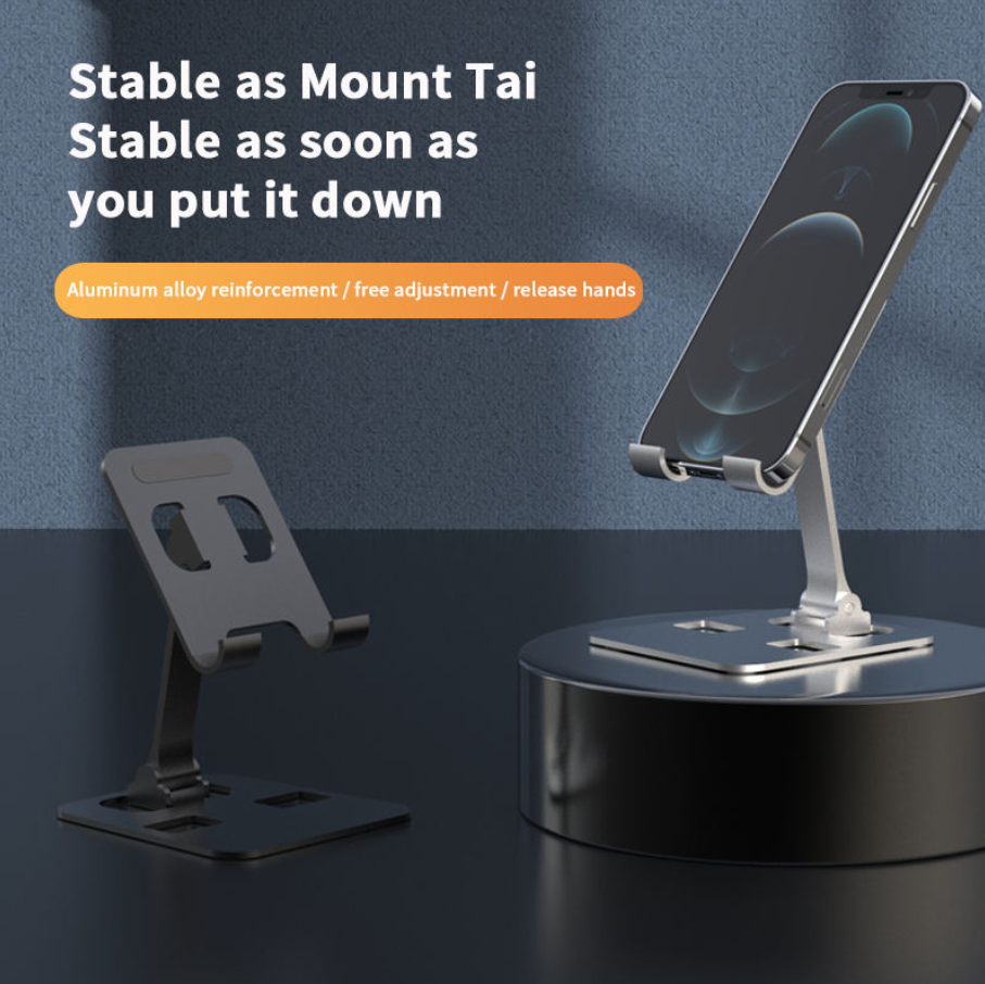 Aluminum Alloy Universal Flexible Adjustable Foldable Cell Phone & Tablet Holder