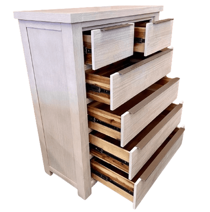 Amanda 6 Drawer Tallboy at online8 furniture store Auckland