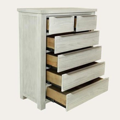 Amanda 6 Drawer Tallboy at online8 furniture store Auckland