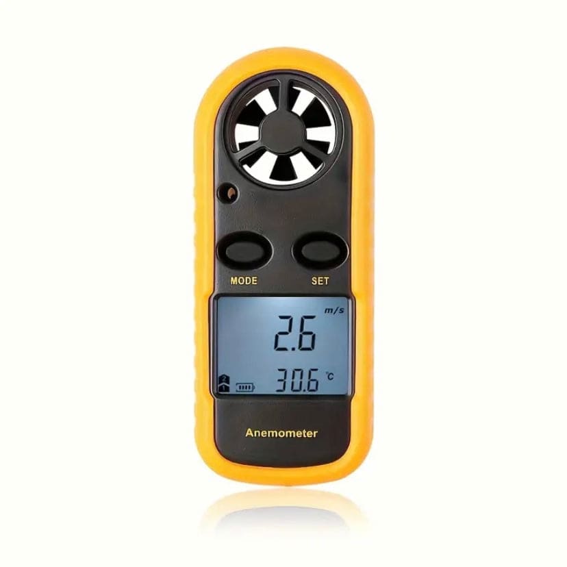 Anemometer - Wind Speed & Air Temperature Meter