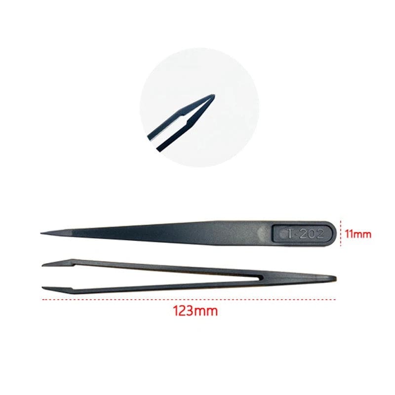 Anti-static Plastic Tweezers (8 piece)