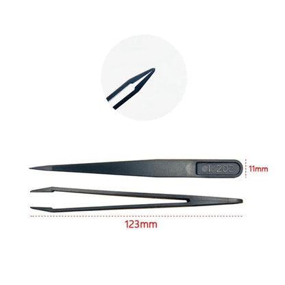 Anti-static Plastic Tweezers (8 piece)