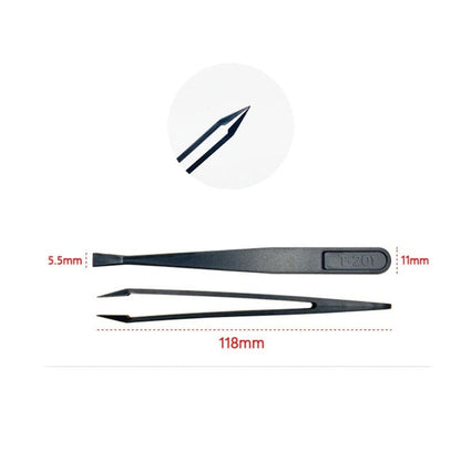 Anti-static Plastic Tweezers (8 piece)