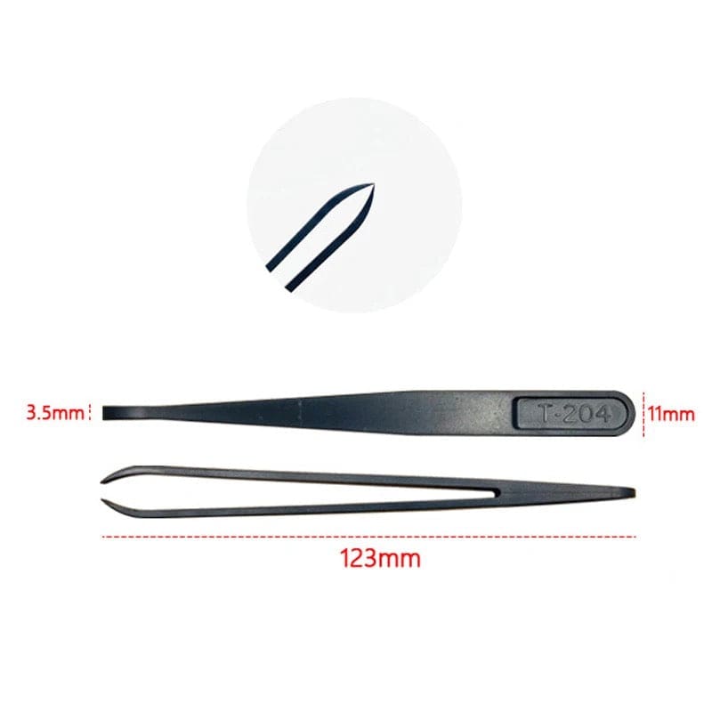 Anti-static Plastic Tweezers (8 piece)