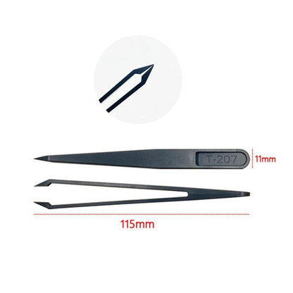 Anti-static Plastic Tweezers (8 piece)