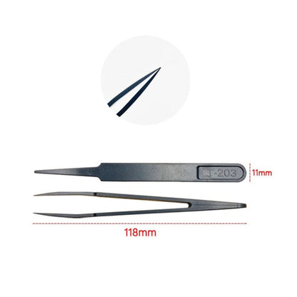 Anti-static Plastic Tweezers (8 piece)
