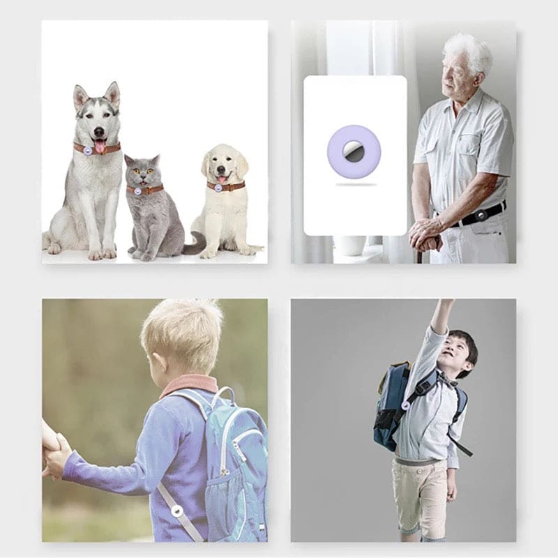 Apple Air Tag Holder (Black & White)