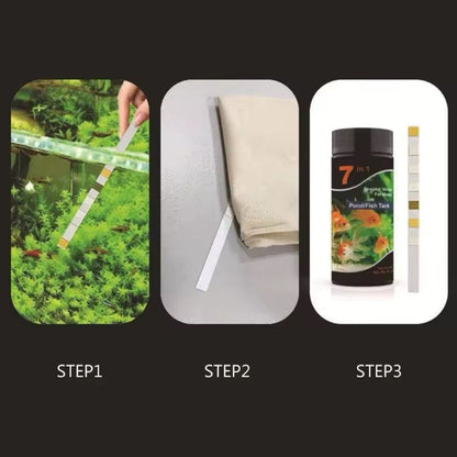 Aquarium Water Quality Test Strips (7 Parameters)